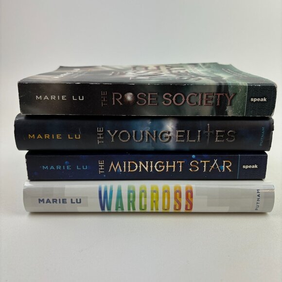 4 Lot of Marie Lu Books Rose Society & Young Elites & Midnight Star & War Cross - Picture 3 of 7